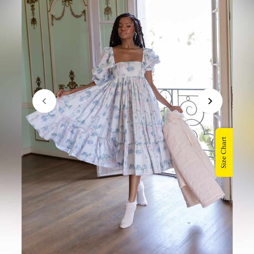 Selkie La Belle Cotton Midi Dress
